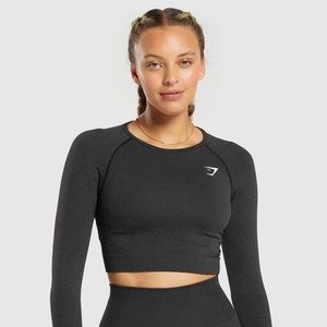 gymshark VITAL SEAMLESS 2.0 LONG SLEEVE CROP TOP
